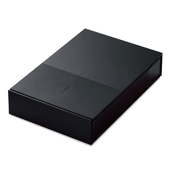 ELECOM ELD-GTV020UBK ブラック [外付けハードディスク 2TB・USB3.2(Gen1)/USB3.1(Gen1)/USB3.0/USB2.0] メーカー直送