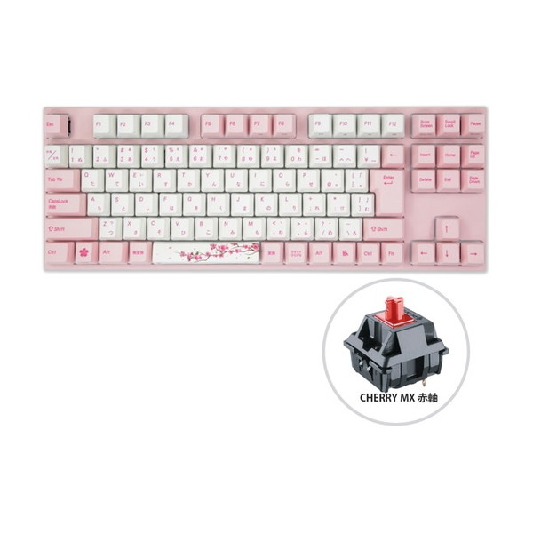 60 Off アミロ Vm Va92 Ppj Red Sakura 桜 有線キーボード 日本語配列92キー Cherry Mx 赤軸 新着商品 Imis Ma