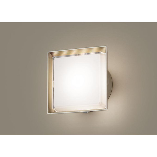 PANASONIC LGWC81300KLE1 [壁直付型 LED（電球色） ポーチライト 拡散タイプ・密閉型 防雨型・FreePaお出迎え・フラッシュ・明るさセンサ付・段調光省エネ型 白熱電球40形1灯器具相当]
