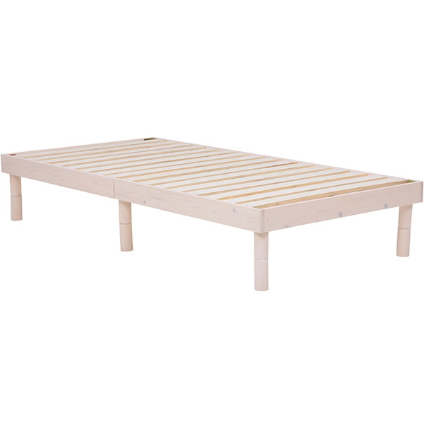 店 萩原 メーカー直送 総合通販premoa ホワイトウォッシュ ベッド シングル ベッド シングル 萩原 メーカー直送インテリア 寝具 収納 コイルマットレスと同時使用するフラットベッド Wb 7700s Ws