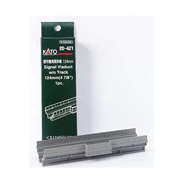 カトー 421 124mm 信号機用高架橋 線路無 まとめ買い 信号機用高架橋 カトー 421 124mm 信号機用高架橋 線路無 まとめ買い 信号機用高架橋