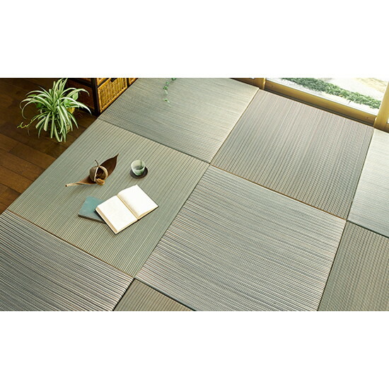 萩原 159050260 カラーの選べる 軽量 置き畳 綾川 同色9枚セット 82×82×2.5cm ブルー メーカー直送 新生活|総合通販PREMOA 店