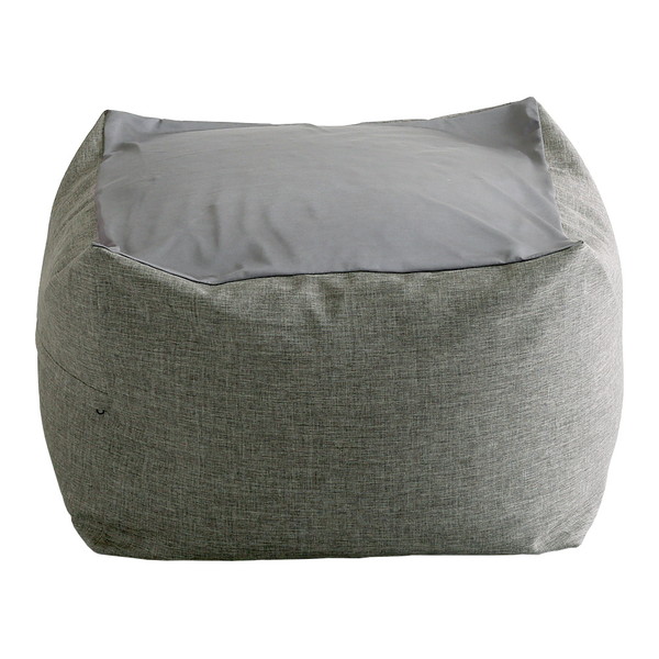 ホームテイスト Sh 07 Ngmvd L キューブ型ビーズクッション ダークカラー Guimauve Neo ギモーブネオ ダークカラー Lサイズ グレー メーカー直送 Wloczypies Pl