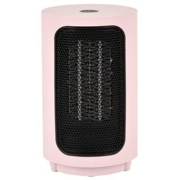 セラミックヒーター ミニセラミックヒーター 足元 コンパクト JS-CE501P ピンク 500W 小型 足元暖房 ヒーター オフィス 脱衣所 洗面所 キッチン 子供部屋 転倒OFF機能 イルミネーションランプ付 おおたけ