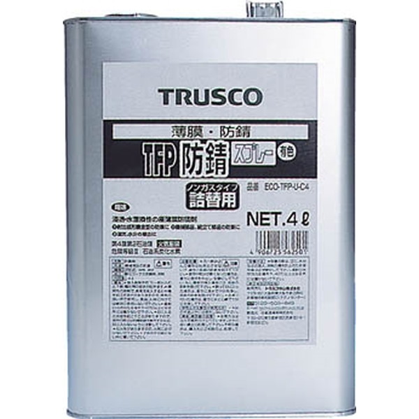 TRUSCO ECO-TFP-U-C4 [TFP防錆剤 有色 4L]