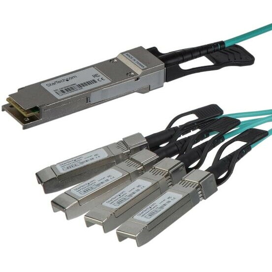 StarTech QSFP4X10GAO7 [Cisco製品互換AOCブレークアウトケーブル 7m]