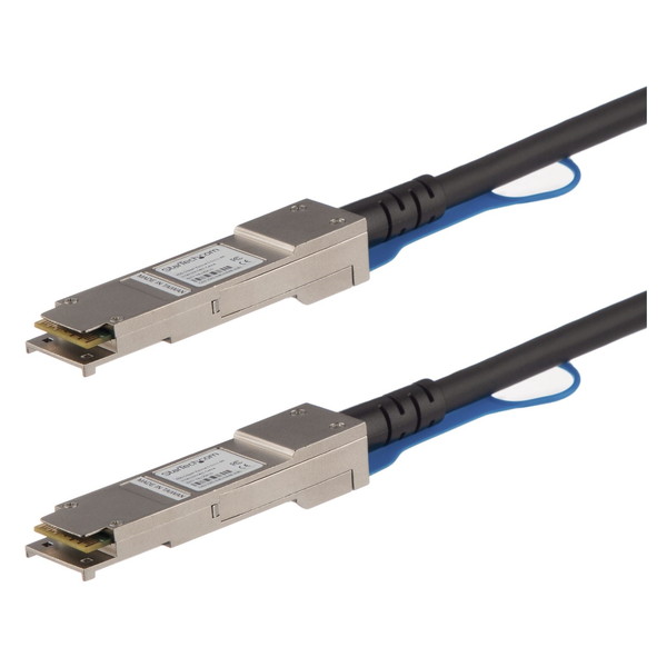 StarTech EXQSFP4050CM ブラック [Juniper製品互換DACケーブル 0.5m]
