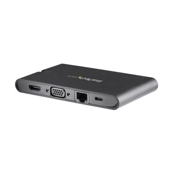 StarTech DKT30CHVSCPD ブラック [USB Type-Cドッキングステーション HDMI/VGA 3x USB 3.0 SD & micro SD カードスロット USB PD 3.0 本体にケーブル収納可]｜総合通販PREMOA 店