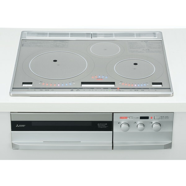 CS-T321VSR MITSUBISHI プレミアムシルバー [ビルトインIHクッキングヒーター (IH3口・60cm幅)] 楽天市場】MITSUBISHI CS-T321VSR プレミアムシルバー [ビルトインIH