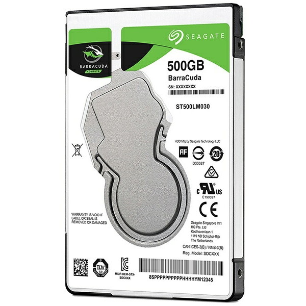 Seagate ST500LM030 BarraCuda 内蔵HDD 2.5インチ 500GB メーカー直送 【2021新作】