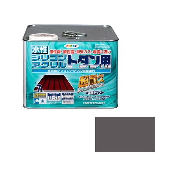 アサヒペン AP 水性シリコンアクリルトタン用 7L グレー 8,230円