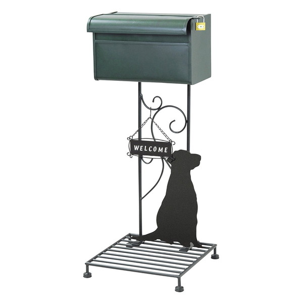 即発送可能 楽天市場 スタンドポスト 置き型 アンティーク風 セトクラフト Isc Si 1500 Wait シルエットポスト ドッグ 南京錠付き ポスト 郵便受け メールボックス アルファベット文字シール付き メーカー直送 総合通販premoa 楽天市場店 期間限定送料無料