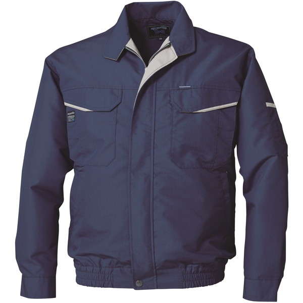 楽天市場】KU91730 綿難燃 空調服/作業着 【カラー：ライトブルー L