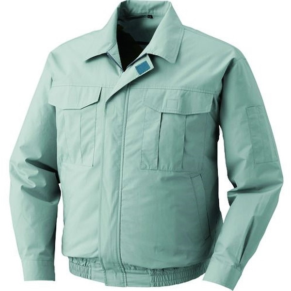 空調服 KU90550モスグリーン4L [綿薄手ワーク空調服]