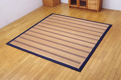 1100630194601 竹カーペット デニム カジュアル DXヴィンテージ 190&times;240cm ウレタン イケヒコ・コーポレーション メーカー直送｜総合通販PREMOA 店
