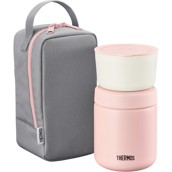 春夏新作モデル THERMOS JBY-551 P-GY ピンクグレー 真空断熱スープランチセット