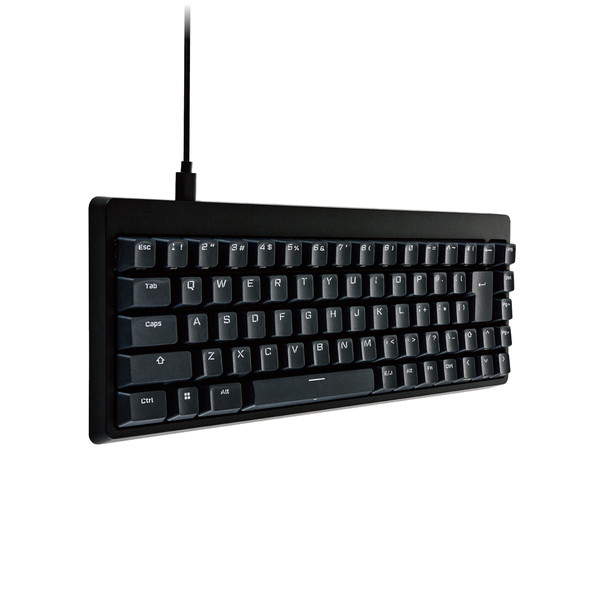 TK-VK200SBK ELECOM V custom ブラック [ゲーミングキーボード 有線 (銀軸 / スピードリニア) 日本語配列 USB Aポート×1 コンパクト]
