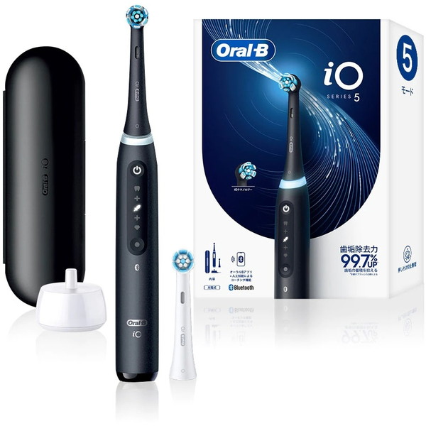 楽天市場】BRAUN iOG52J62KBK マットブラック オーラルB iO5