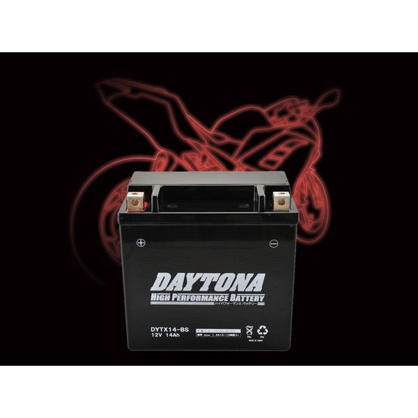 D92888 ハイパフォーマンスバッテリー【DYTX14-BS】 MFタイプ デイトナ