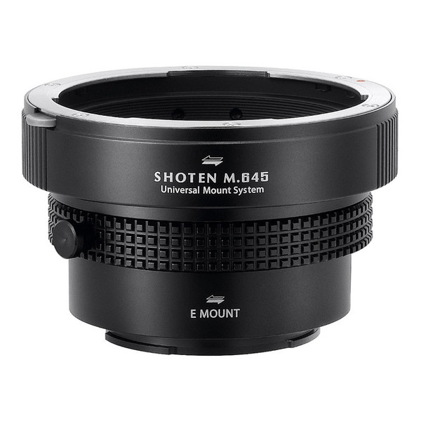 M645-SE-U SHOTEN UMSシリーズ [マウントアダプター (マミヤ645マウントレンズ &rarr; ソニーEマウント変換)]｜総合通販PREMOA 店