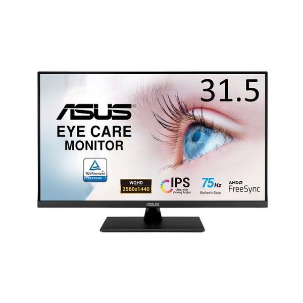 VP32AQ ASUS ブラック Eye Care [31.5型 ワイド 液晶モニター WQHD]
