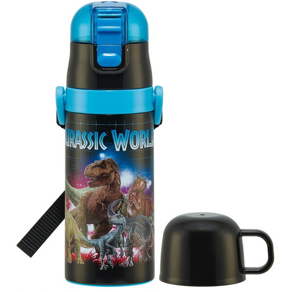 楽天市場】特価SK【ジュラシックワールド 直飲み 水筒 ブルー 480ml