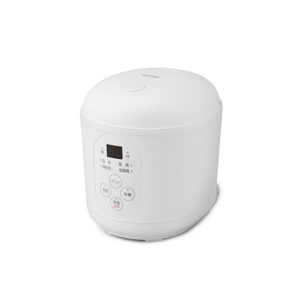 炊飯器 1.5合炊き アイリスオーヤマ RC-MF15-W ホワイト 白 マイコン式ジャー炊飯器 メーカー直送 エクプラ特選