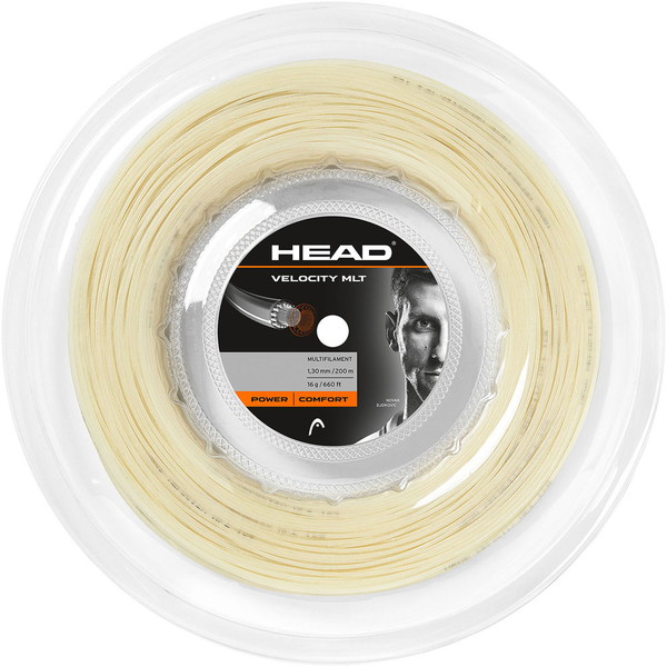 ヘッド 硬式テニス用 ガット ベロシティ・マルチ 200mロール ナチュラル 1.30mm 281414 NA HEAD|総合通販PREMOA 店