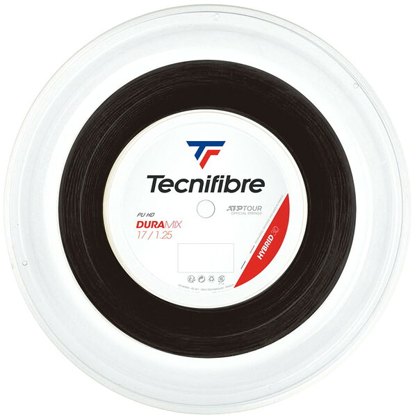 テクニファイバー 硬式テニス用 ガット BOB DURAMIX HD 200mロール ブラック 1.25mm TFSR302 BK Tecnifibre|総合通販PREMOA 店