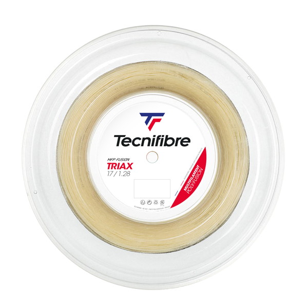 テクニファイバー 硬式テニス用 ガット BOB TRIAX T.P.I 200mロール ナチュラル 1.28mm TFSR301 NA Tecnifibre