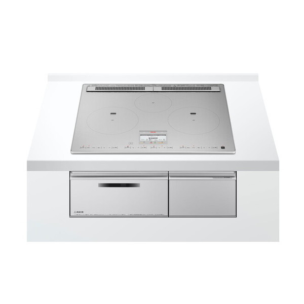 日立 IH クッキングヒーター 単相200V ビルトイン 60cm幅 IH3口 HT-N100STFS 火加減マイスター N100Tシリーズ 適温調理 ワンタッチ火力ボタン 液晶パネル 見やすい 文字大きい フラット庫内 W平面ヒーター 遠赤外線 シルバー|総合通販PREMOA 店