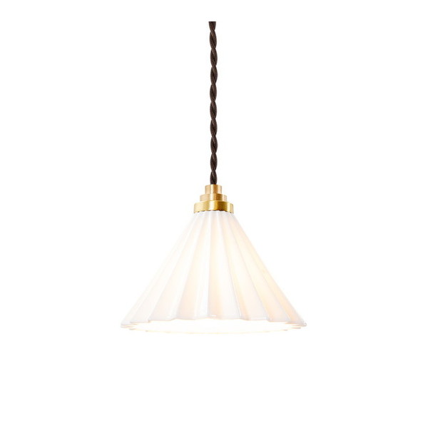 TC-1512-BR/WH DRIPPER LAMP ペンダントライト コンセントタイプ ホワイト ブラウンコード gram8 [LED電球付属] メーカー直送