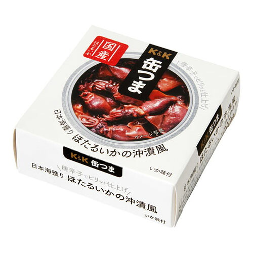 国分 K&K 缶つま 日本海獲り ほたるいかの沖漬風 70g ×12 メーカー直送 プレゼント ギフト