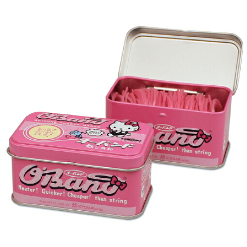 楽天市場】共和 GGS-040-KT ハローキティ缶 ピンク [輪ゴム] : XPRICE