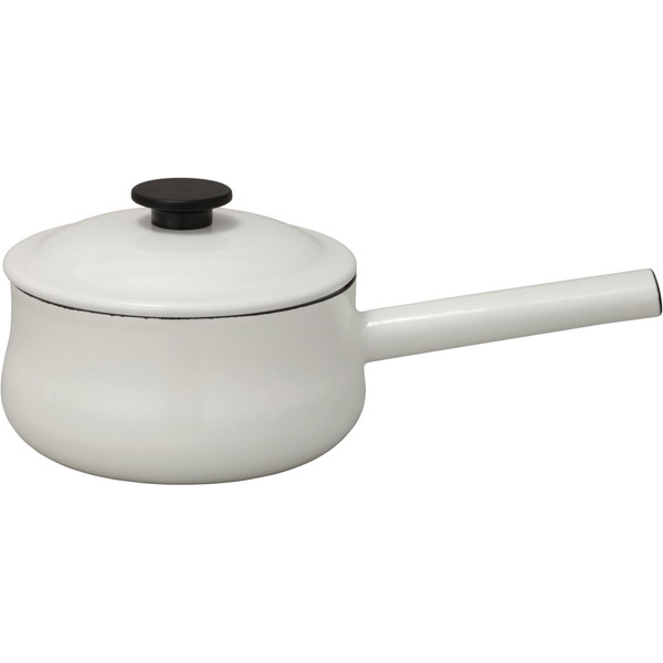 ルーク ソースパン18cm ホワイト 野田琺瑯 [IH対応]