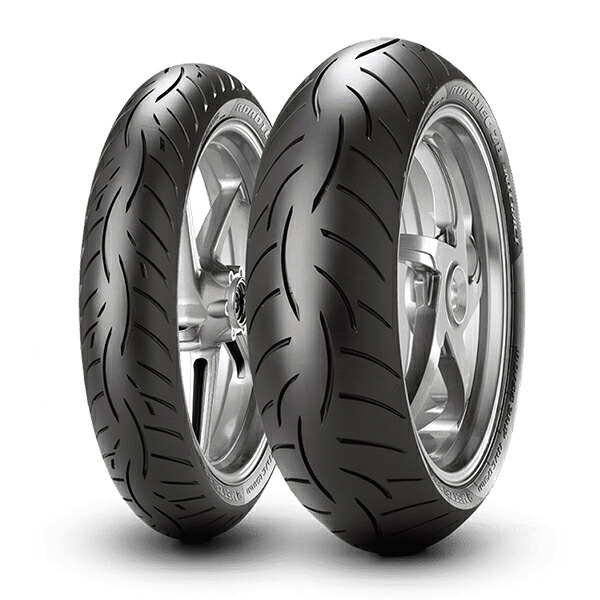 METZELER 2283600 ROADTEC Z8 INTERACT 120/70 ZR 17 M/C (58W) TL (M) FRONT + 2491600 ROADTEC Z8 INTERACT 160/60 ZR 17 M/C (69W) TL (M) REAR バイクタイヤ前後セット｜総合通販PREMOA 店