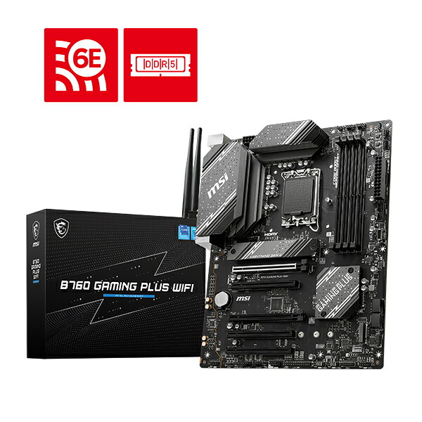 B760 GAMING PLUS WIFI MSI [マザーボード]【KK9N0D18P】