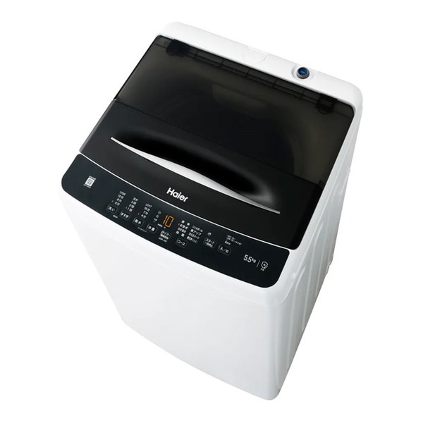 全自動洗濯機 ハイアール5.5 楽天市場】洗濯機 5.5kg ハイアール JW-U55B(K) ブラック 簡易