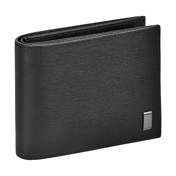 dunhill ダンヒル 財布 二つ折り財布 メンズ SIDECAR GUNMETAL 19F2F32SG001R ウォレット レザー ブラック 黒 シンプル 誕生日 クリスマス プレゼント ギフト｜総合通販PREMOA 店