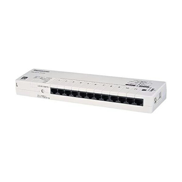 パナソニック 8ポート PoE給電スイッチングハブ Switch-S8PoE GA-ASW8TPoE+(PN25087K)｜PoE給電スイッチングハブ