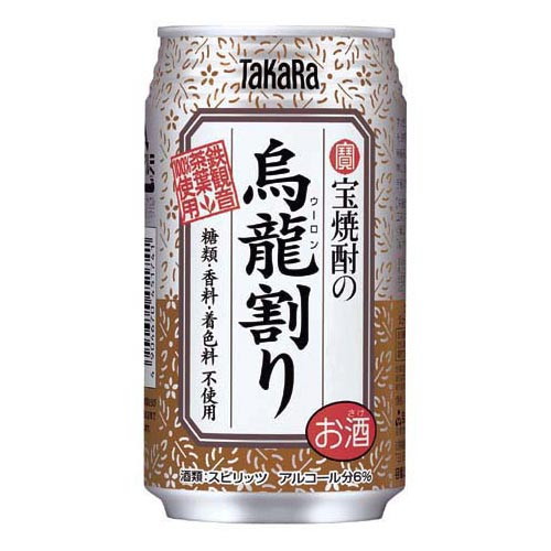 宝酒造 宝焼酎の烏龍割り 缶 335ml x24 メーカー直送 プレゼント ギフト