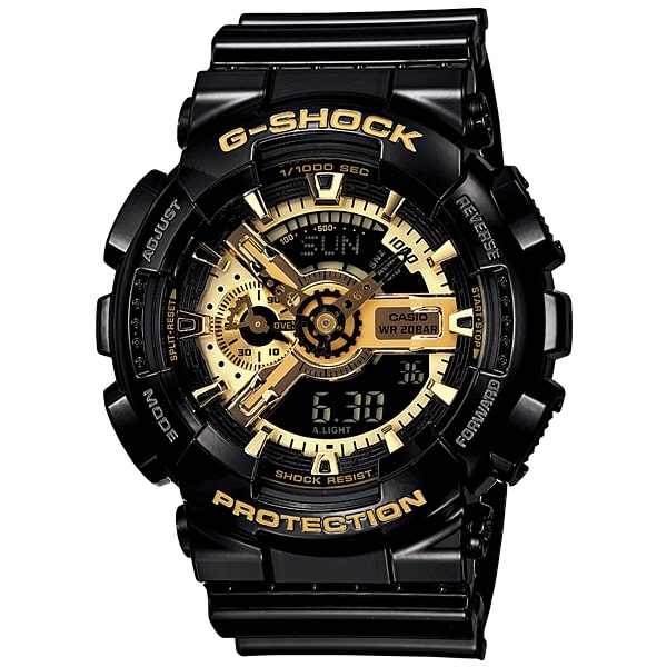 腕時計 時計 CASIO カシオ G-SHOCK メンズ GA-110GB-1AJF Gショック GSHOCK ジーショック Black × Gold Series クォーツ ウォッチ ブラック ゴールド 誕生日 新生活 父の日 プレゼント ギフト 贈り物 GA110GB1AJF