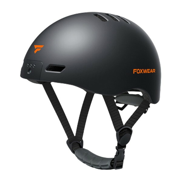 FOXWEAR フォックスウェアドラレコ付 自転車 ヘルメット ブラック YOUR SHOP メーカー直送