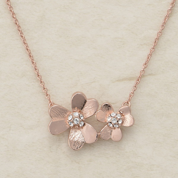 楽天市場】ミチコロンドンコシノ ダブルフラワーペンダント A-MLZP8038