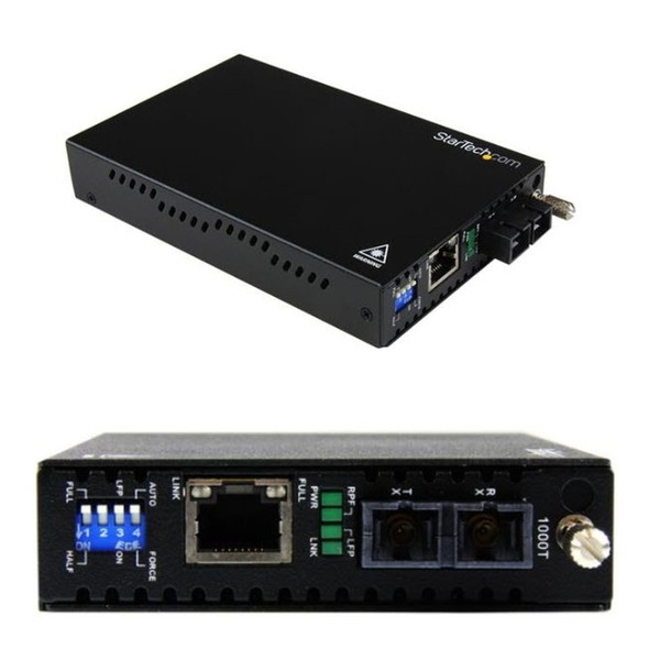 ET91000SC2 StarTech [ギガビットイーサネット光メディアコンバータ マルチモード対応 最大550m延長 RJ-45(メス) - 光ファイバ SCデュプレックス(メス)] 25,942円