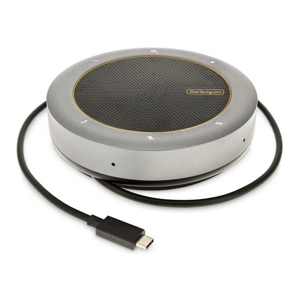 DKTBRSPMPD StarTech [ドッキングステーション (USB-C接続/スピーカーフォン内蔵/シングルモニター/4K60Hz HDMIまたはVGA/100W USB PDパススルー/2x USB-A)]