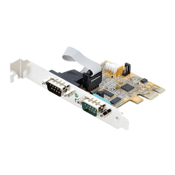 21050-PC-SERIAL-CARD StarTech [RS232Cシリアルアダプターカード (PCI Express/2ポート/16C1050 UART/標準 & ロープロファイルブラケット/Windows & Linux/シリアル通信用インターフェースボード)]【KK9N0D18P】