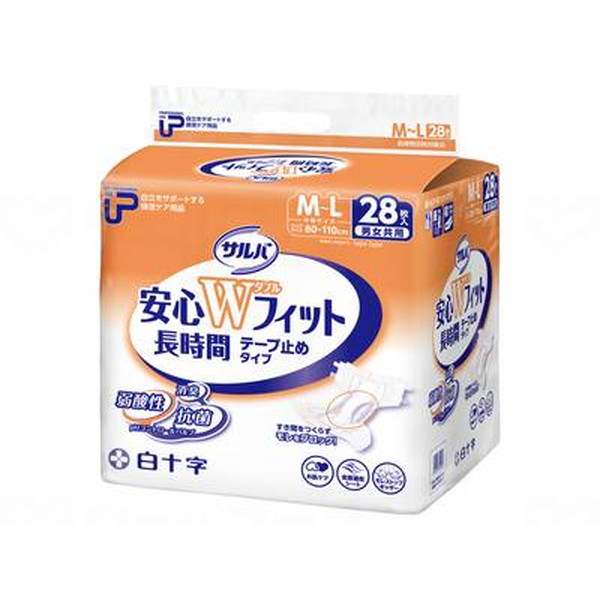 PUサルバ安心Wフィット M-L 白十字 35596 メーカー直送