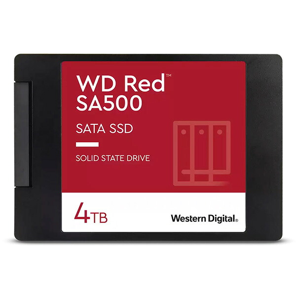WDS400T2R0A SANDISK WD Red SA500 NAS SATA [2.5インチSATA SSD (4TB)]【KK9N0D18P】