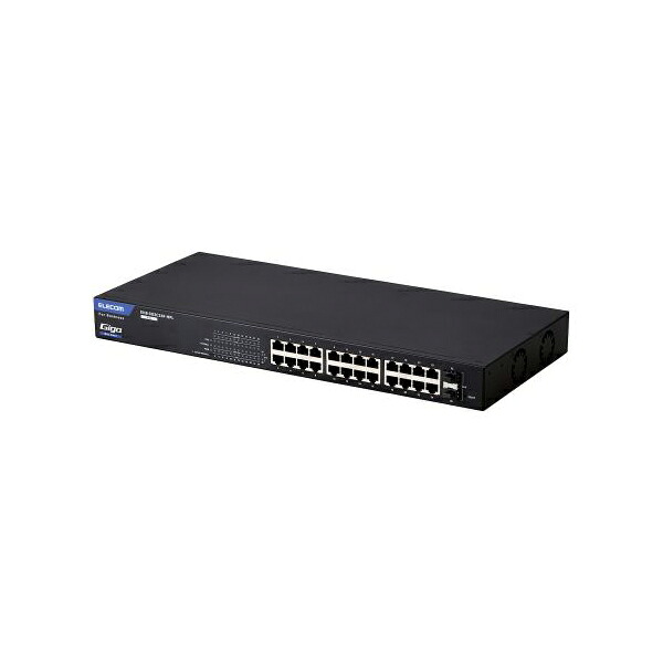 EHB-SG2C24F-HPL ELECOM 法人向けスイッチングハブ/WEBスマート/Giga/PoE/24ポート/大容量/3年保証|総合通販PREMOA 店